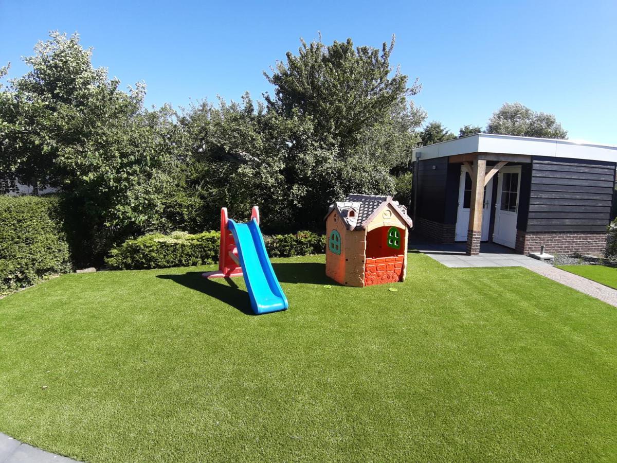 Luxe Chalet 'Wysha' Sint Annaland Luaran gambar
